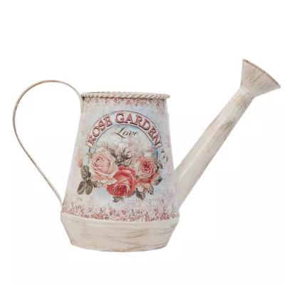 Clayre & Eef Gießkanne ROSE GARDEN Love ca. 29 x 9 x 16 cm
