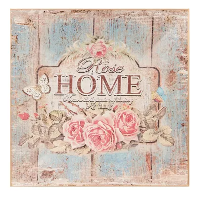 Clayre & Eef Textschild 33x33x3 cm