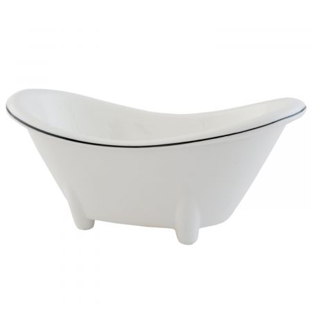 Clayre & Eef Seifenschale Badewanne 21x9x11 cm