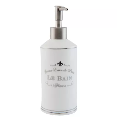 Clayre & Eef Seifenspender Le Bain weiß ca. Ø 7 x 20 cm