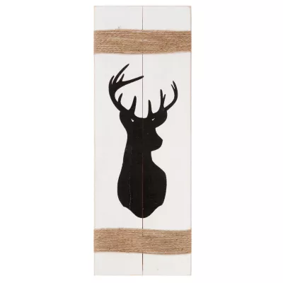 Clayre & Eef Wandbild 18x50x1 cm