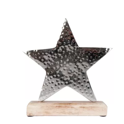 Clayre & Eef Dekoration Stern 11x15x3 cm