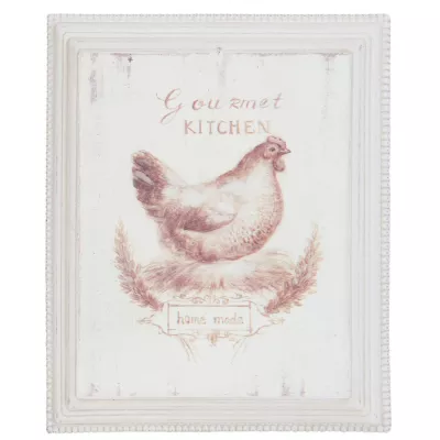 Clayre & Eef Wandbild 26x3x31 cm