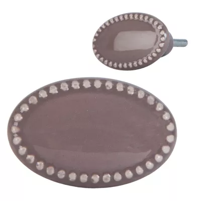 Clayre & Eef Türknopf 4x3 cm