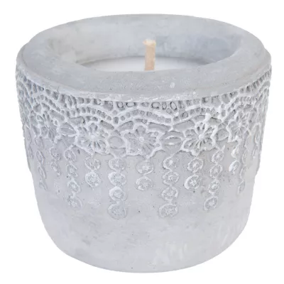 Clayre & Eef Candle in pot Ø 12x11 cm