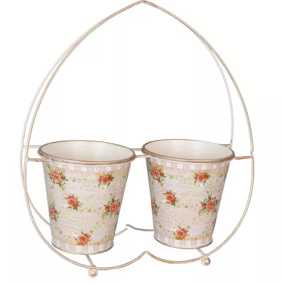 Clayre & Eef Blumentopf 30x12x34 cm