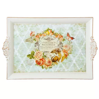 Clayre & Eef Tablett 26x2x39 cm
