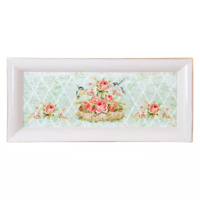 Clayre & Eef Tablett 18x2x41 cm