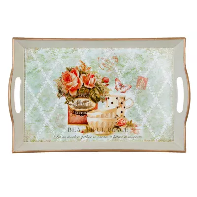 Clayre & Eef Tablett 28x5x44 cm