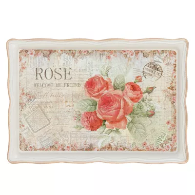 Clayre & Eef Tablett 24x16 cm
