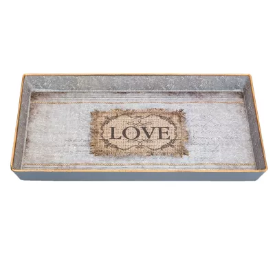 Clayre & Eef Tablett 25x16x2 cm