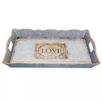 Clayre & Eef Tablett 50x34x6 cm