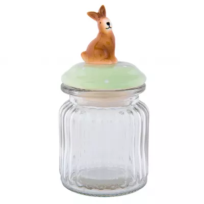 Clayre & Eef Vorratsglas 8x8x16 cm