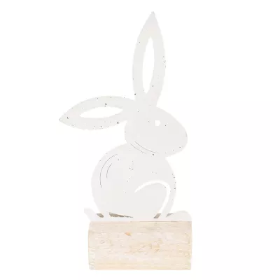 Clayre & Eef Dekoration Kaninchen 14x8x25 cm