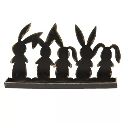 Clayre & Eef Dekoration Kaninchen 29x6x16 cm