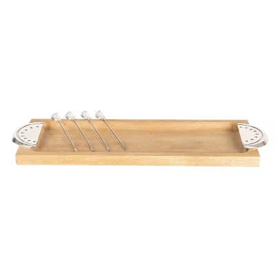 Clayre & Eef Servier Schneidebrett 44x14x4 cm