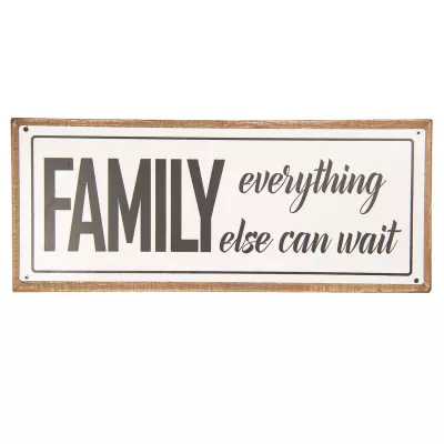 Clayre & Eef Textschild 39x16 cm