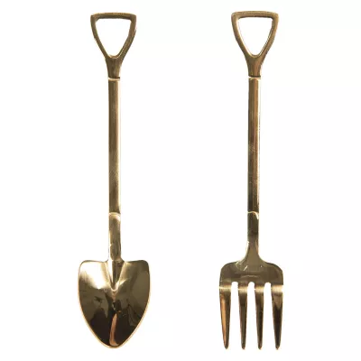 Clayre & Eef Dessertbesteck 2x12 cm (2)