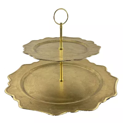 Clayre & Eef Etagere Ø 32x32 cm
