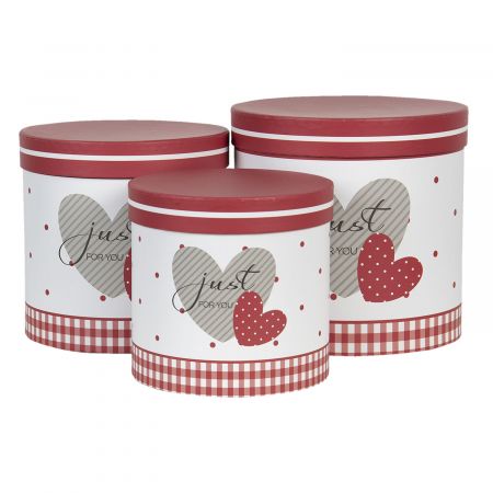 Clayre & Eef Hutschachtel (set 3) Ø 19x19 / Ø 17x17»