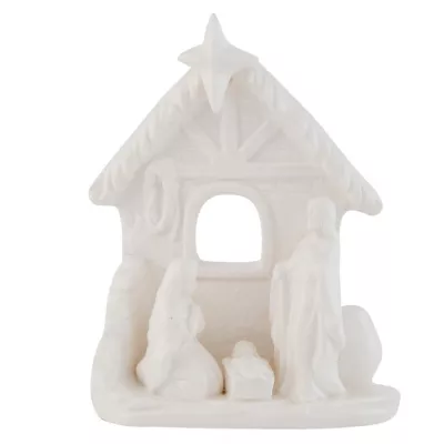 Clayre & Eef Weihnachtskrippe 15x7x18 cm