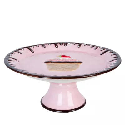 Clayre & Eef Tortenplatte Ø 27x11 cm