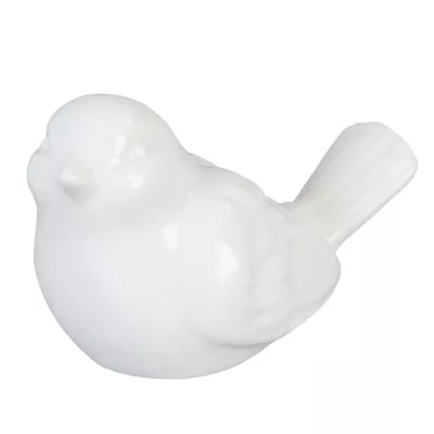 Clayre & Eef Porzellanfigur Vogel 8x4x5 cm