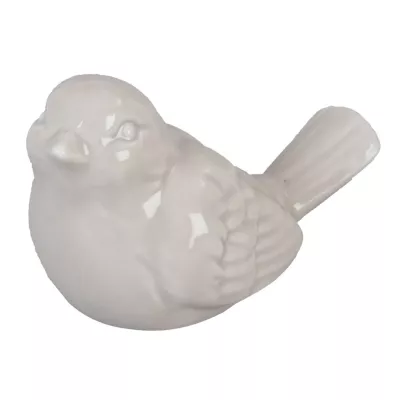 Clayre & Eef Porzellanfigur Vogel  8x4x5 cm