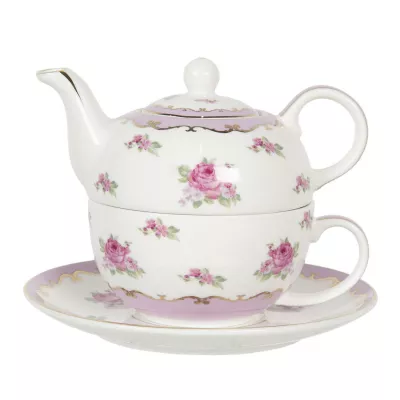 Clayre & Eef Tea for one set 16x10x14 cm / 400»