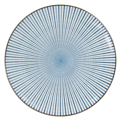 Clayre & Eef Großer Teller Ø 26 cm