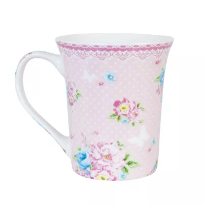 Clayre & Eef Tassen 4er Set  Ø 8x9 cm / 0.3L