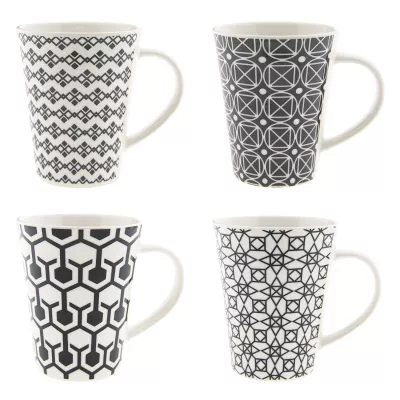 Clayre & Eef Becher (set4) 9x10 cm / 0,3L (4)