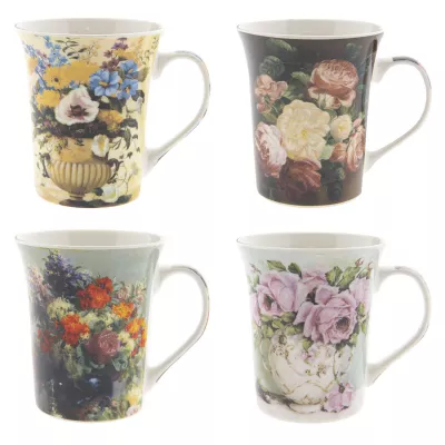 Clayre & Eef Becher (set 4) 9x10 cm / 300 ml (»