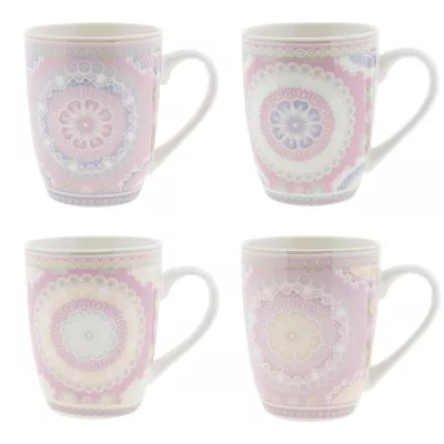 Clayre & Eef Becher (set4) 9x10 cm / 0,3L (4)