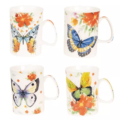 Clayre & Eef Becher (set4) 9x10 cm / 0,3L (4)