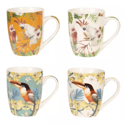Clayre & Eef Becher (set4) 9x10 cm / 0,3L (4)