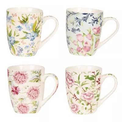 Clayre & Eef Becher (set 4) 9x10 cm / 300 ml (»