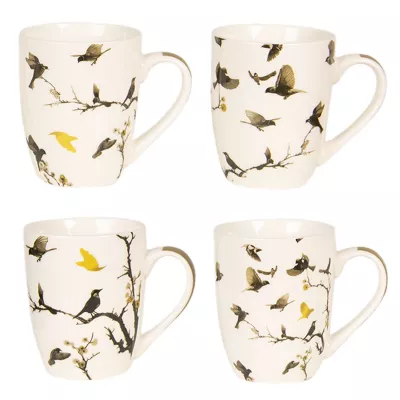 Clayre & Eef Becher (set 4) Ø 9x10 cm / 300 ml»