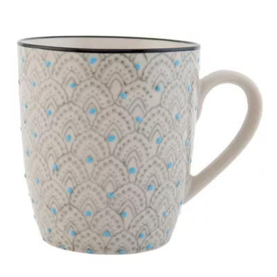 Clayre & Eef Kaffeetasse Teetasse mehrfarbig ca. Ø 8 x 9 cm