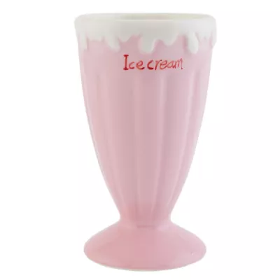Clayre & Eef Eiscremebecher Icecream rosa ca. Ø 9 x 15 cm