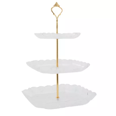 Clayre & Eef 3 Tier stand Ø 15x24 cm