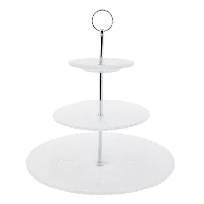 Clayre & Eef Etagere Glas 3lagig