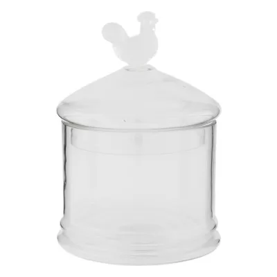 Clayre & Eef Vorratsglas Hahn ca. Ø 14 x 23 cm