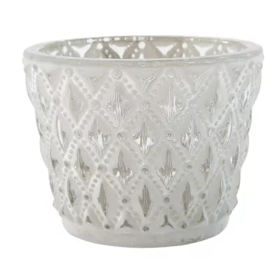 Clayre & Eef Windlicht grau ca. Ø 7 x 6 cm