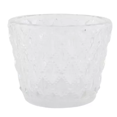 Clayre & Eef Windlicht transparent ca. Ø 7 x 6 cm