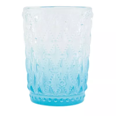 Clayre & Eef Windlicht blau ca. Ø 7 x 9 cm