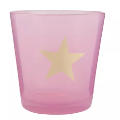Clayre & Eef Windlicht rosa Stern ca. Ø 10 x 10 cm
