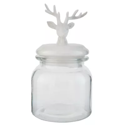 Clayre & Eef Vorratsglas Ø 10x20 cm / 0.55L