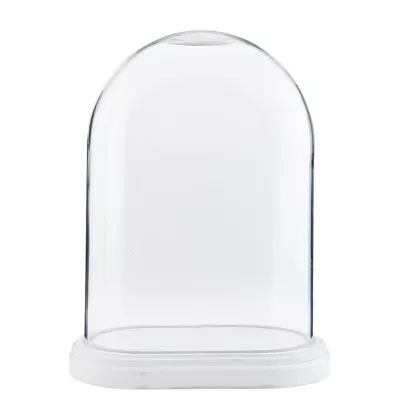 Clayre & Eef Glasglocke 26x15x33 cm