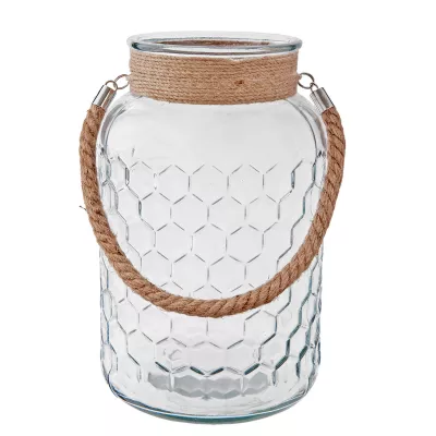Clayre & Eef Windlicht Teelicht Halter Ø 18x28 cm